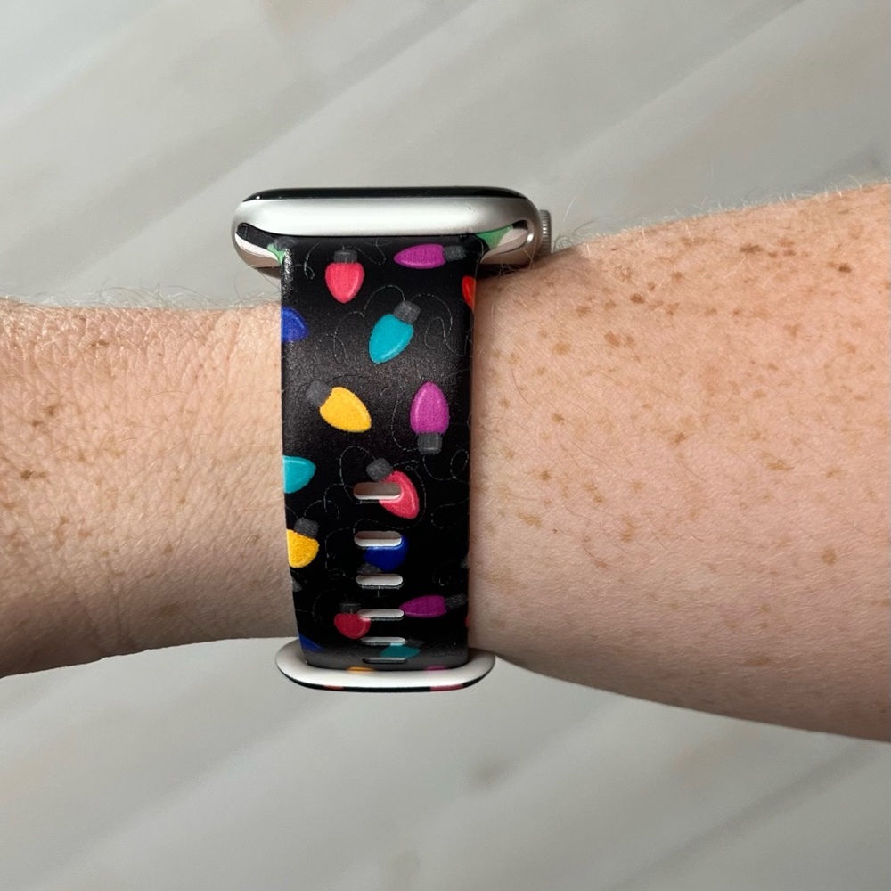 Christmas light watch band compatible with Apple Watch